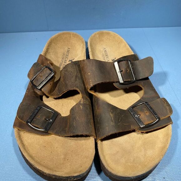 American Eagle - Men's Sandals - Brown - Size 8-41,5 new - Picture 3 of 9